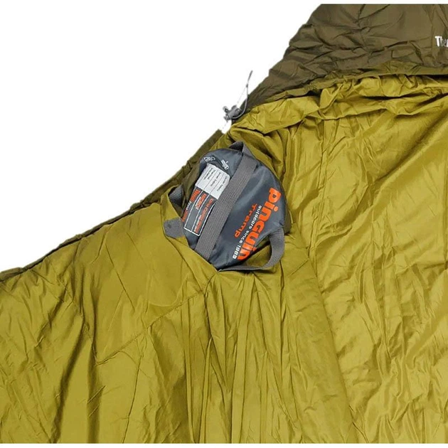 Спальный мешок Pinguin Tramp 185 2020 Khaki Right Zip (PNG 237245) - изображение 2