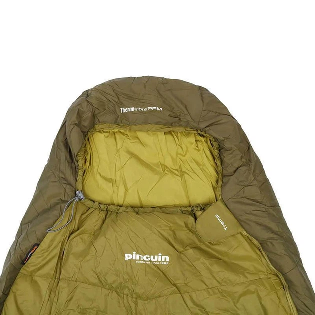 Спальный мешок Pinguin Tramp 185 2020 Khaki Right Zip (PNG 237245) - изображение 5