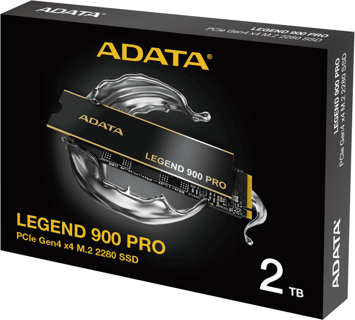 Накопичувач SSD ADATA Legend 900 PRO 2TB M.2 2280 PCIe 4.0 x4 NVMe 3D NAND (SLEG-900P-2TCS) - Фото 7 Накопичувач SSD ADATA Legend 900 PRO 2TB M.2 2280 PCIe 4.0 x4 NVMe 3D NAND (SLEG-900P-2TCS) - зображення 7