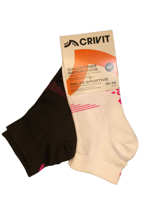 Женские короткие спортивные носки Сrivit Calcetines Deportivos 35-38р 2 пары - Фото 3 Женские короткие спортивные носки Сrivit Calcetines Deportivos 35-38р 2 пары - изображение 3