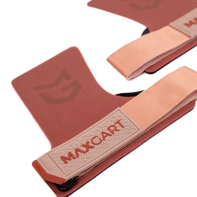 Гимнастические накладки для кроссфита MAXGART NOVA персиковые размер S - изображение 6