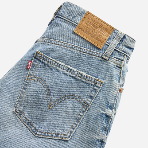 Шорты джинсовые женские Levi`s Ribcage Women's Shorts 005DS-0001 25 Голубые (5401187792507) - изображение 9