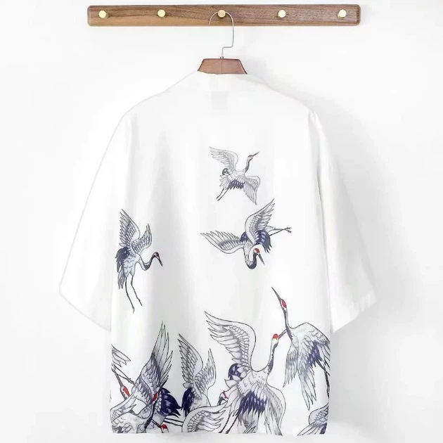 Накидка-кімоно стиль хаорі Honey Fashion Accessories Onesize білий (50к030) - изображение 2