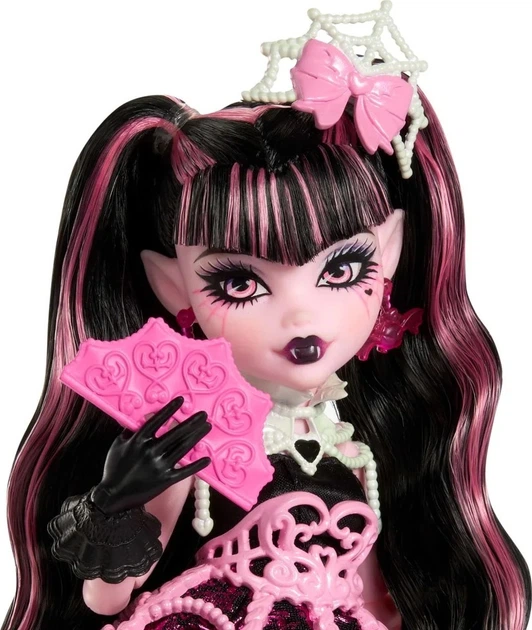 Кукла Monster High Страшно сладкий день рождения Дракулаура JBG74 Mattel JBG74 - Фото 3 Кукла Monster High Страшно сладкий день рождения Дракулаура JBG74 Mattel JBG74 - изображение 3