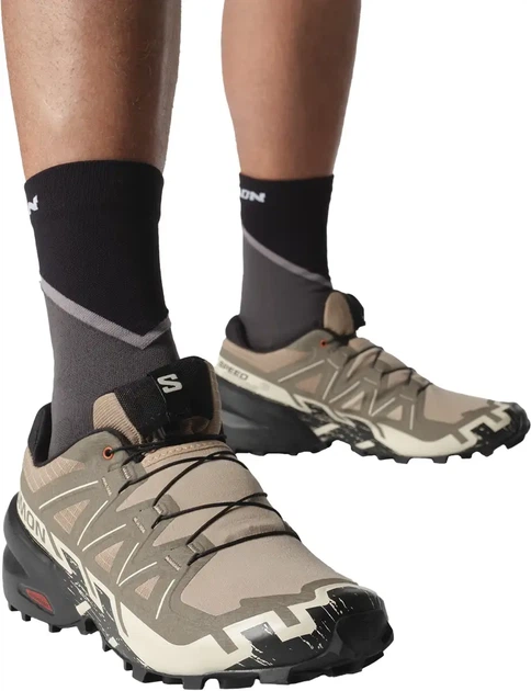 Кроссовки Salomon Speedcross 6 43.5 Brown/Beige (1013-11.01.61) - изображение 6