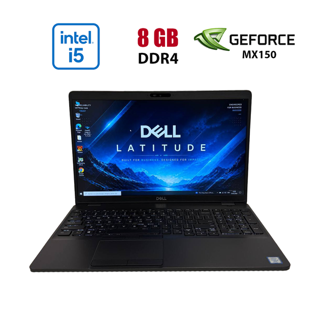Ультрабук Dell Latitude 5501 / 15.6" (1920x1080) IPS / Intel Core i5-9400H (4 (8) ядра по 2.5 - 4.3 GHz) / 8 GB DDR4 / 256 GB SSD / nVidia GeForce MX150, 2 GB GDDR5, 64-bit / WebCam б/у - Фото 1 Ультрабук Dell Latitude 5501 / 15.6" (1920x1080) IPS / Intel Core i5-9400H (4 (8) ядра по 2.5 - 4.3 GHz) / 8 GB DDR4 / 256 GB SSD / nVidia GeForce MX150, 2 GB GDDR5, 64-bit / WebCam б/у - изображение 1