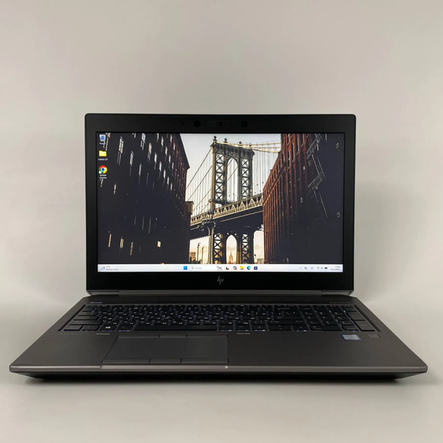 Мобильная рабочая станция Б-класс HP zBook 15 G5 / 15.6" (1920x1080) IPS / Intel Core i7-8750H (6 (12) ядер по 2.2 - 4.1 GHz) / 16 GB DDR4 / 250 GB SSD / nVidia Quadro P2000, 4 GB GDDR5, 128-bit / WebCam / Fingerprint б/у + Подарок Беспроводная мышь / USB - изображение 2