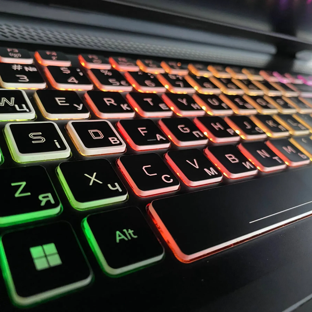 Ігровий ноутбук Б-клас Acer Nitro 5 AN517-55 / 17.3" (1920x1080) IPS / Intel Core i5-12500H (12 (16) ядер по 3.3 - 4.5 GHz) / 16 GB DDR4 / 512 GB SSD / nVidia GeForce RTX 3050, 4 GB GDDR6, 128-bit / WebCam б/в + Подарунок Миша / USB - зображення 7