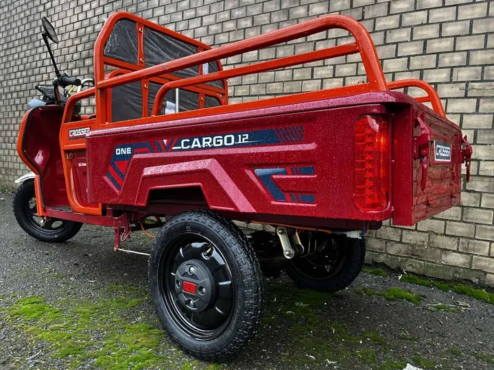 Грузовой электротрицикл Crosser CARGO 12 1000W 60V 32Ah Красный - изображение 2