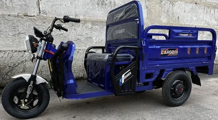 Грузовой электротрицикл Crosser CARGO 13" 1000W 60V 45Ah - Фото 4 Грузовой электротрицикл Crosser CARGO 13" 1000W 60V 45Ah - изображение 4