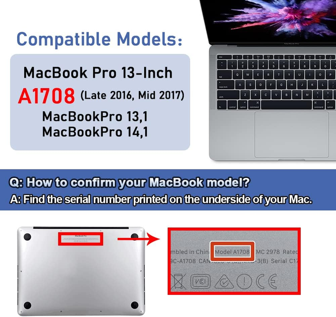 Усиленный аккумулятор BND A1713 A1708 для MacBook Pro 13 (2016-2020) батарея высокой емкости 4781 mAh с инструментами - изображение 4