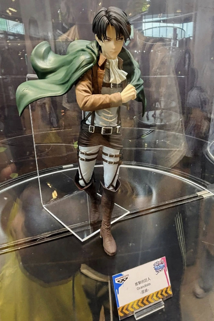 Аніме фігурка Banpresto Леві Аккерман Levi Ackerman Grandista Атака титанів Attack on Titan 27 см - зображення 3