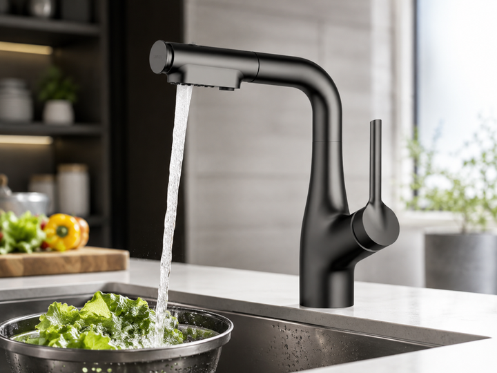 Кран/змішувач Faucet CR-8429 Багатофункціональний метал / Змішувач для миття / Кран-змішувач для кухні Графіт матовий - зображення 3