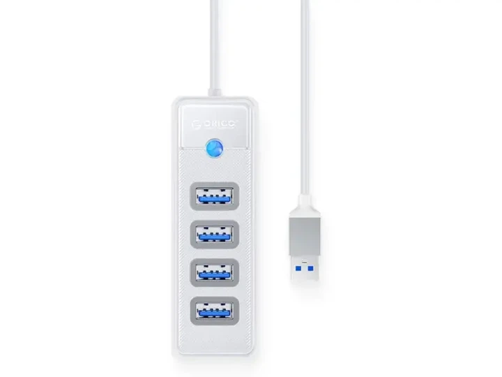 USB-хаб Orico PW4U-U3-015-WH-BP (CA914869) - Фото 2 USB-хаб Orico PW4U-U3-015-WH-BP (CA914869) - зображення 2