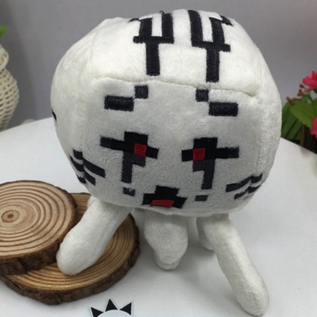 Мягкая игрушка привидение Гаст с вышивкой плюшевая фигурка из игры Майнкрафт 20 см (581934) - Фото 10 Мягкая игрушка привидение Гаст с вышивкой плюшевая фигурка из игры Майнкрафт 20 см (581934) - изображение 10