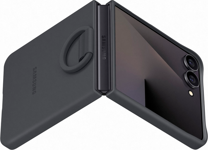 Etui Samsung Ring Case do Galaxy Z Flip7 Black (8806097650942) - obraz 5