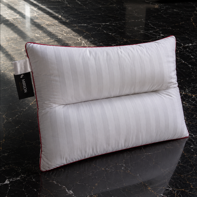 Подушка ортопедическая MirSon Premium Eco Silver 148 Средняя 50x70 см (2200000393036) - Фото 6 Подушка ортопедическая MirSon Premium Eco Silver 148 Средняя 50x70 см (2200000393036) - изображение 6