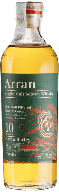 Виски Arran Barley 10 yo 0.7 л 50% в тубусе (5060044489280/2021001156808N) - изображение 2