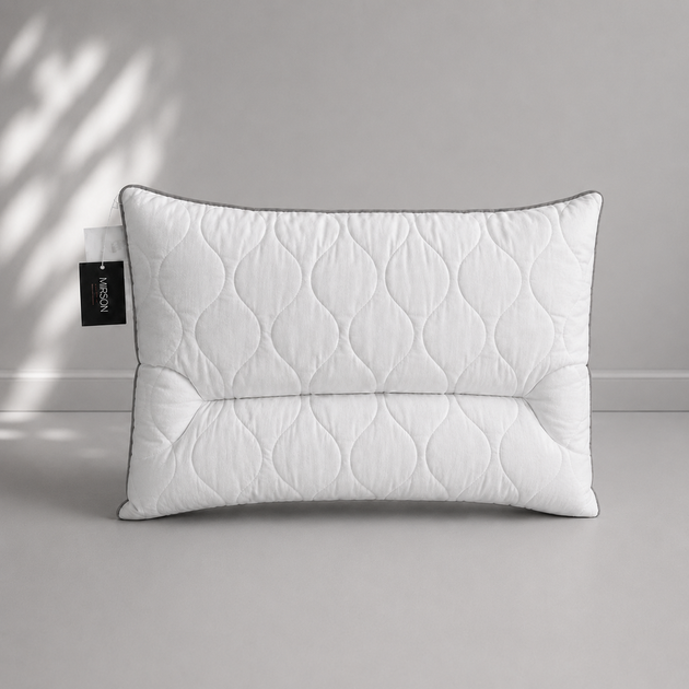 Подушка ортопедическая MirSon Deluxe Eco Silver 181 Средняя 50x70 см (2200000398529) - изображение 10