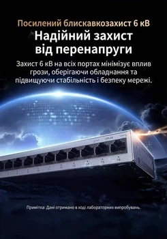 Коммутатор сетевой UGREEN 16-портовый Gigabit Ethernet Switch в металлическом корпусе Grey (CM739) - Фото 7 Коммутатор сетевой UGREEN 16-портовый Gigabit Ethernet Switch в металлическом корпусе Grey (CM739) - изображение 7