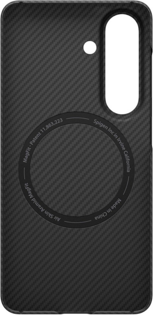 Etui plecki Spigen Air Skin Aramid Mag do Samsung Galaxy S26 Black (8800337241808) - obraz 4