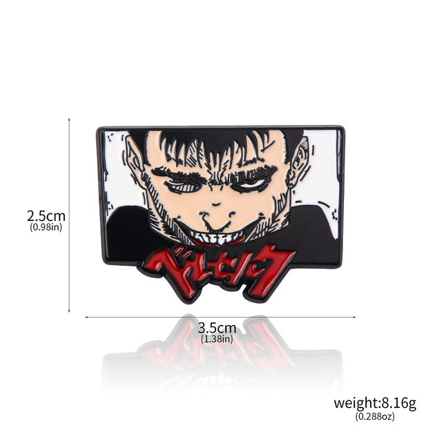 Значок-пин Berserk 4.5 см (FF79AB873DBE) - изображение 2