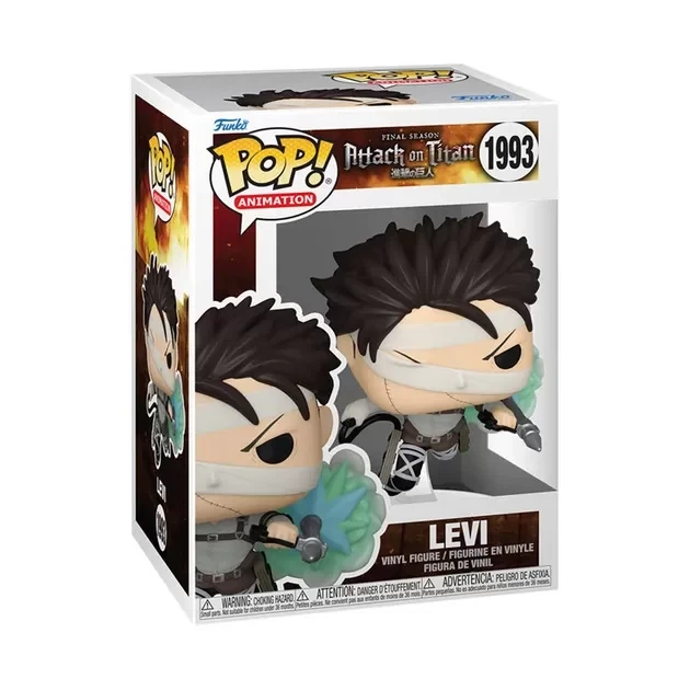 Колекційна фігурка Funko Pop Attack on Titan Леві Аккерман 10 см (5DCB3798EE68) - зображення 3