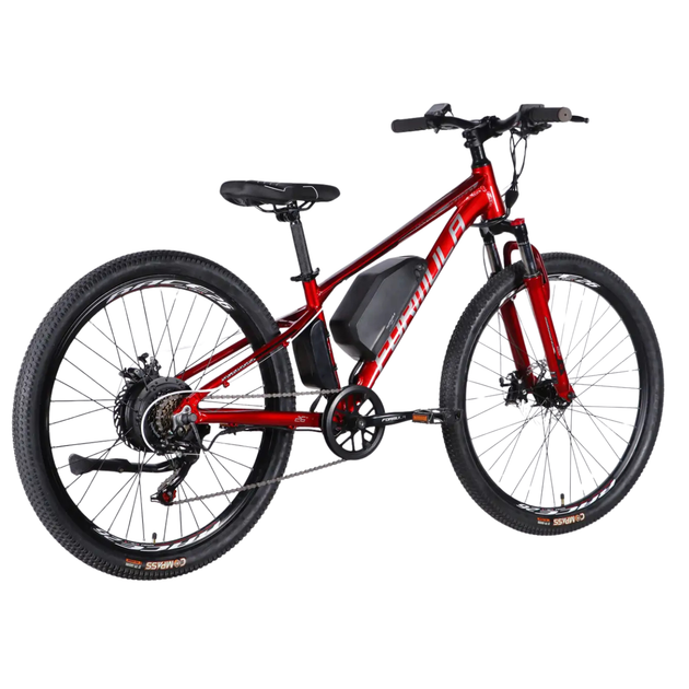Велосипед з електроприводом 26" AL Formula eMOTION DD FR рама-13" 36B 10А*г 500Вт червоно-сріблястий 2026 - зображення 6