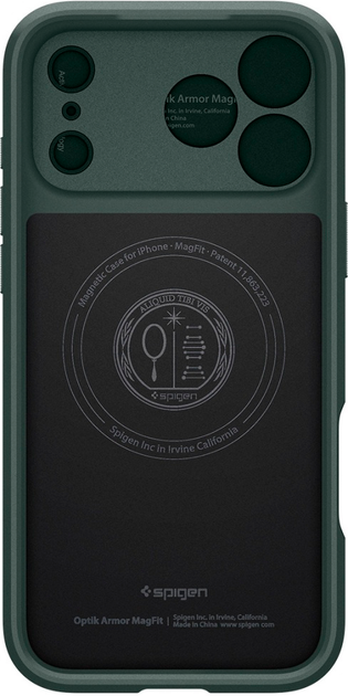 Панель Spigen Optik Armor MagSafe для Apple iPhone 17 Pro Max Green (8800283310306) - зображення 5