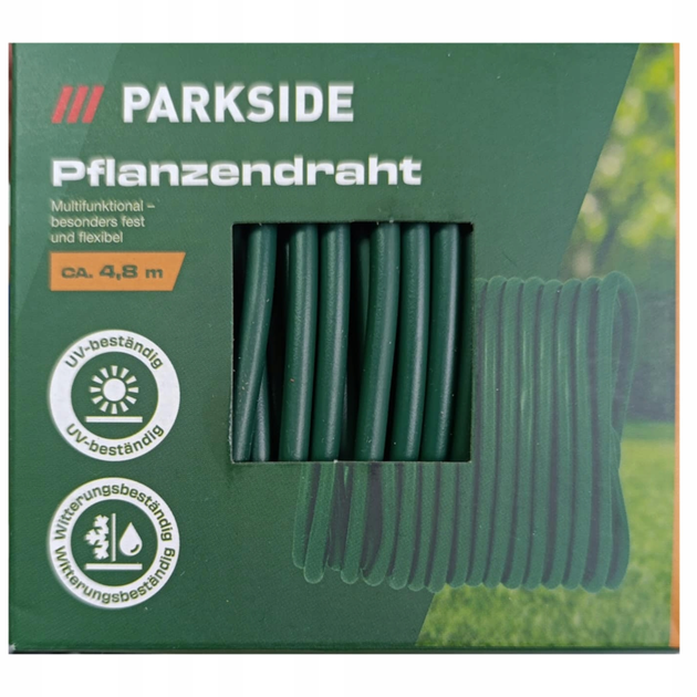 Садовая проволока для подвязки растений PARKSIDE® HG10687A 4,8 м - Фото 3 Садовая проволока для подвязки растений PARKSIDE® HG10687A 4,8 м - изображение 3