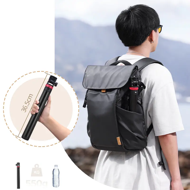 Штатив трипод Ulanzi MT-79 Portable Adjustable Light Stand Tripod 6.5'' 1/4 Black (T075GBB1) - изображение 11