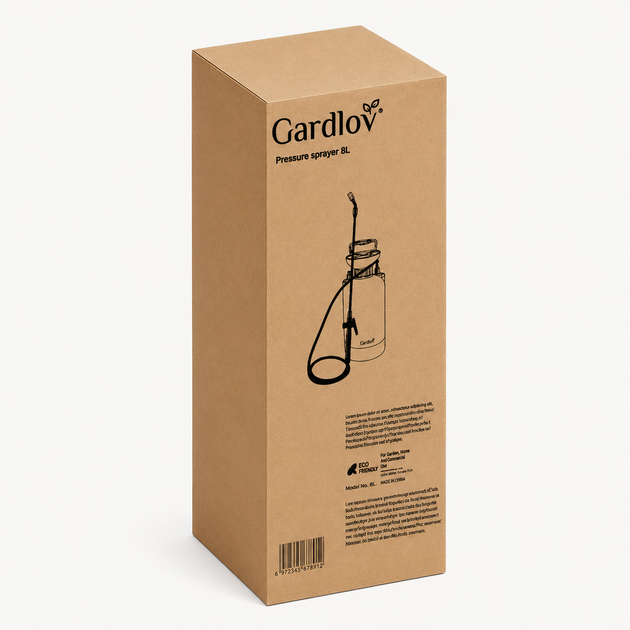 Ручной садовый опрыскиватель Gardlov 25430 8 л с плечевым ремнем - изображение 11