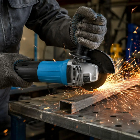 Болгарка Grinder 5030C 1100W с регулятором оборотов, плавным пуском и стабилизацией 125 мм - изображение 6