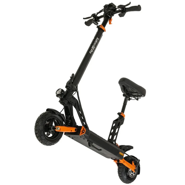 Електросамокат Kugoo Kirin G2 Pro 2025 з сидінням 600Вт 15Аг 48В кросовер чорний (LUX1825) - зображення 2