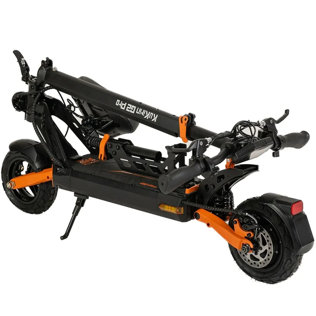 Електросамокат Kugoo Kirin G2 Pro 2025 з сидінням 600Вт 15Аг 48В кросовер чорний (LUX1825) - зображення 5