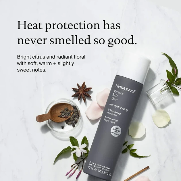 Термозащитный спрей для гладкости волос Living Proof Perfect Hair Day Heat Styling Spray 180 мл - зображення 4