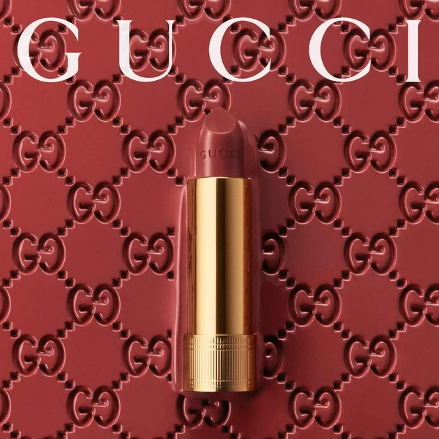 Увлажняющая помада Gucci Rouge À Lèvres Voile Lipstick 203 Mildred Rosewood 3.5 г - изображение 4