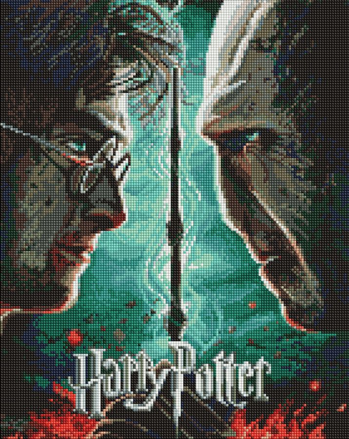 Алмазная мозаика вышивка на подрамнике 5D Harry Potter: Гарри и Волдеморт 40х50 см AMO20357 - Фото 1 Алмазная мозаика вышивка на подрамнике 5D Harry Potter: Гарри и Волдеморт 40х50 см AMO20357 - изображение 1