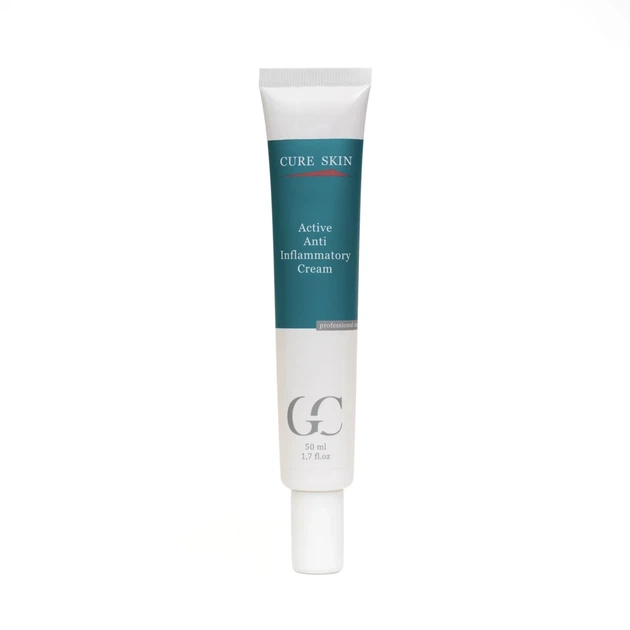 Протизапальний себорегулюючий крем для проблемної шкіри Active Anti Inflammatory Cream 50мл CURE SKIN - Фото 1 Протизапальний себорегулюючий крем для проблемної шкіри Active Anti Inflammatory Cream 50мл CURE SKIN - зображення 1