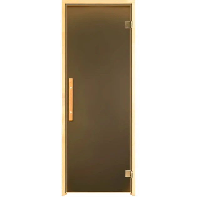 Стеклянная дверь Tesli Lux Magnetic 700х1900 мм закаленное стекло прозрачная бронза для бани и сауны - Фото 1 Стеклянная дверь Tesli Lux Magnetic 700х1900 мм закаленное стекло прозрачная бронза для бани и сауны - изображение 1