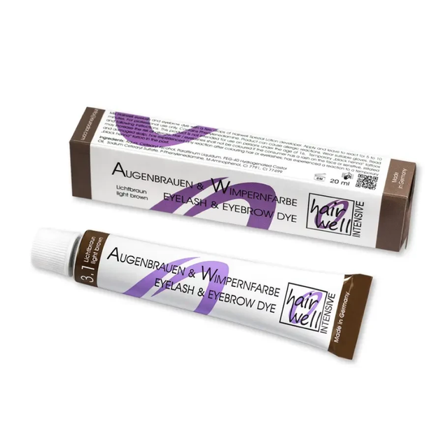 Краска для ресниц и бровей №3.1 Light Brown (светло-коричневый), 20ml - Фото 2 Краска для ресниц и бровей №3.1 Light Brown (светло-коричневый), 20ml - изображение 2