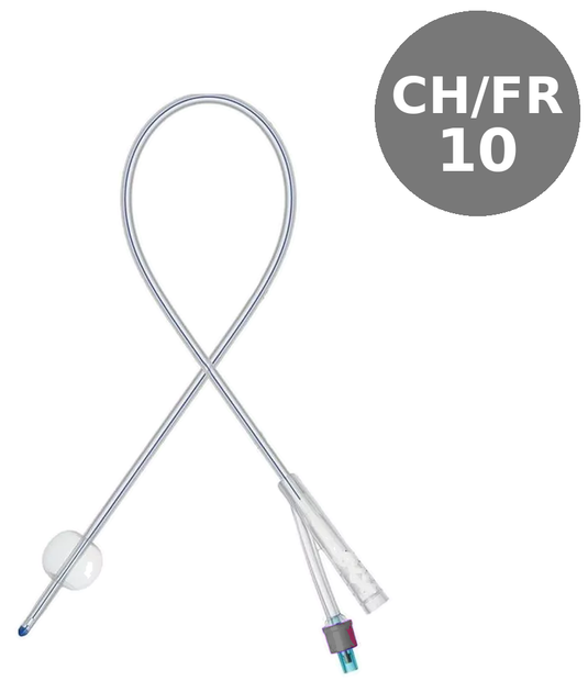 Силіконовий катетер Фолея 2-х ходовий ZARYS 8 fr/3 ml - Фото 1 Силіконовий катетер Фолея 2-х ходовий ZARYS 8 fr/3 ml - зображення 1