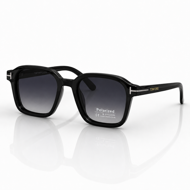 Сонцезахисні окуляри POLARIZED TF-702 C1 Black gradient Чоловічі з поляризацією - зображення 4