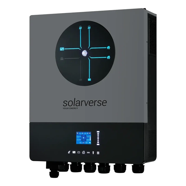 Автономний інвертор Solarverse Ampere Double 8kW 48V 1 MPPT Wi-Fi 220V Однофазний (SV8048AD) - Фото 1 Автономний інвертор Solarverse Ampere Double 8kW 48V 1 MPPT Wi-Fi 220V Однофазний (SV8048AD) - зображення 1