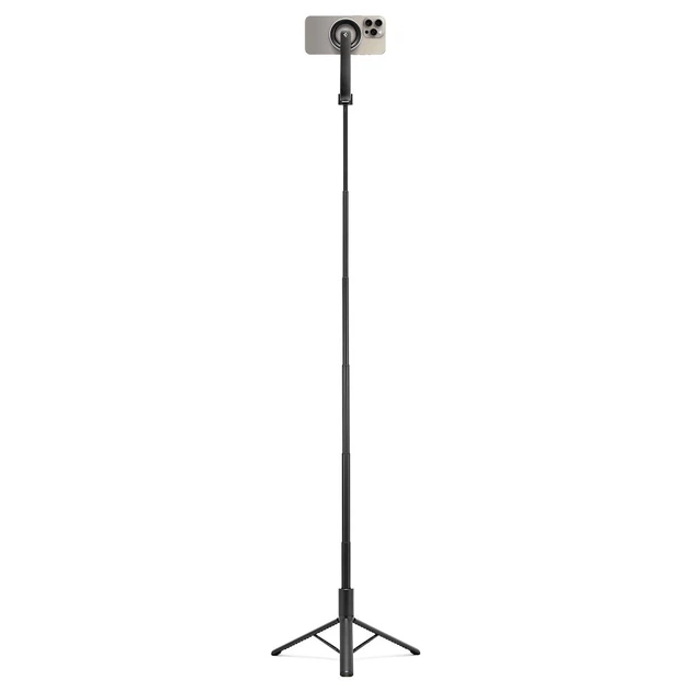 Універсальний штатив Spigen S580W Bluetooth Selfie Stick Long Tripod Black with MagSafe (AMP07659) - Фото 6 Універсальний штатив Spigen S580W Bluetooth Selfie Stick Long Tripod Black with MagSafe (AMP07659) - зображення 6