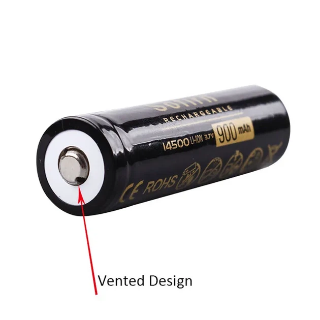 Аккумулятор 14500 / AA Sofirn 900 mAh пальчиковый литий-ионный Li-Ion 3.7V Выпуклый плюс (19302) - Фото 2 Аккумулятор 14500 / AA Sofirn 900 mAh пальчиковый литий-ионный Li-Ion 3.7V Выпуклый плюс (19302) - изображение 2
