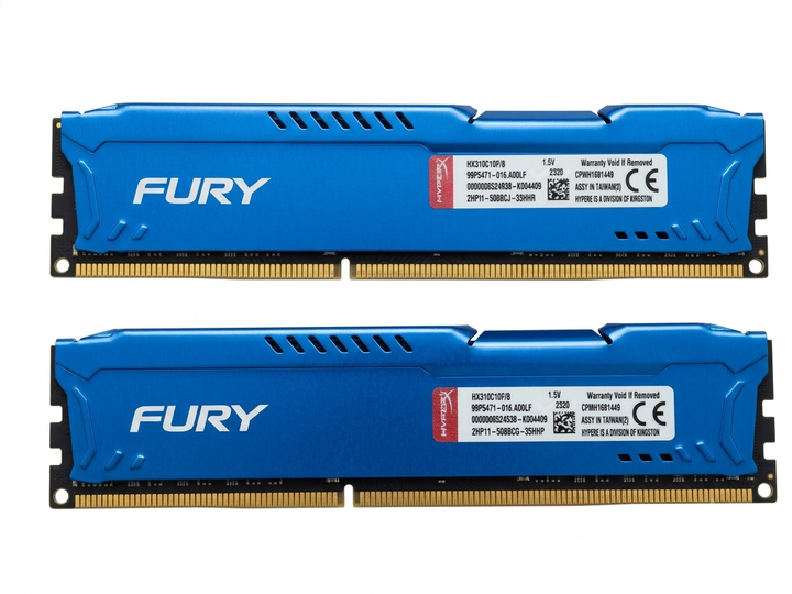 Оперативная память HyperX DDR3-1866 16Gb PC3-14900 (2x8Gb) FURY Blue (HX318C10F/8) - изображение 2