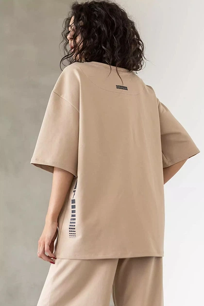 Женская футболка OVERSIZE TOTALFIT D5-LD32 XL-2XL - Фото 2 Женская футболка OVERSIZE TOTALFIT D5-LD32 XL-2XL - изображение 2
