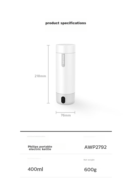 Термос PHILIPS 2792 400 мл 300W Gray (AWP2792) - зображення 15