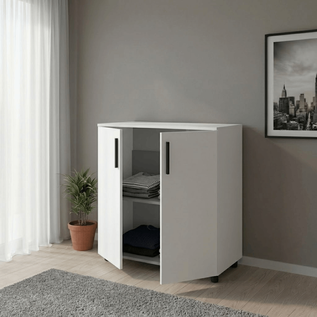 Комод Doros Торн Белый 2 ДСП 90х51.6х80 (DRS-012087) - Фото 4 Комод Doros Торн Белый 2 ДСП 90х51.6х80 (DRS-012087) - изображение 4